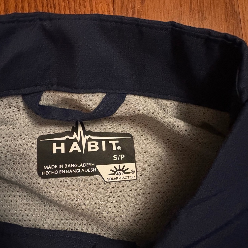 Habit Crayfish Creek L/S River Shirt. Size small. UV protection fishing shirt - Picture 4 of 10